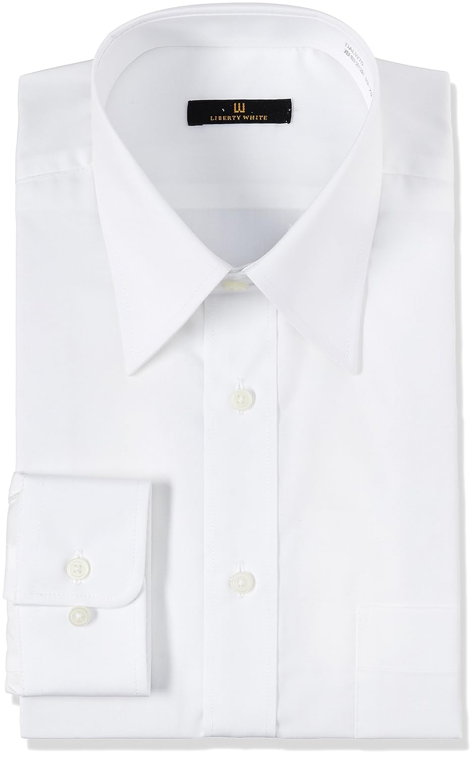 [フレックスジャパン] 部屋干しOK! 形態安定 乾きやすく抗菌防臭加工済みの白ワイシャツ DALW70 メンズ 白 日本 40-76-(日本サイズM相当)