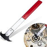ecocstm Seal Puller Tool, Oil Seal Removal Tool with Dual Hook | Universal Wheel Seal Twister Puller, Heavy Duty Seal Puller and Installer Kit for Oil and Grease Seals Removal