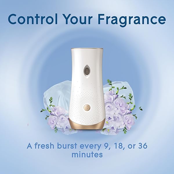 GLADE AUTOMATIC SPRAY AIR FRESHENER REFILL, SCENTED AIR FRESHENER FOR HOME AND BATHROOM, CLEAN LINEN, 6.2 OZ, 2 COUNT