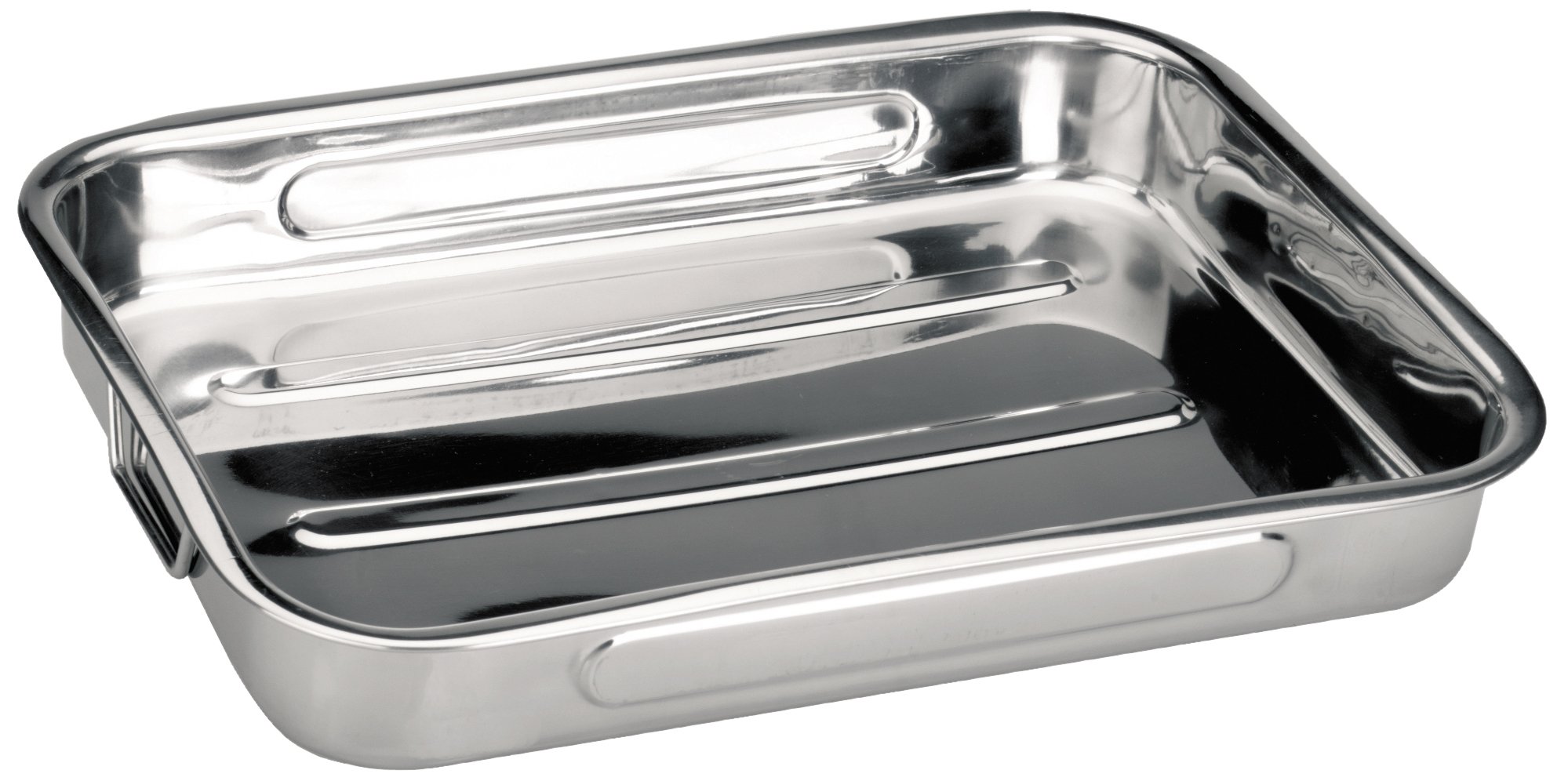 Ibili 651845 - Rustidera INOX con asas abatibles 48x34x7 cm Bistrot