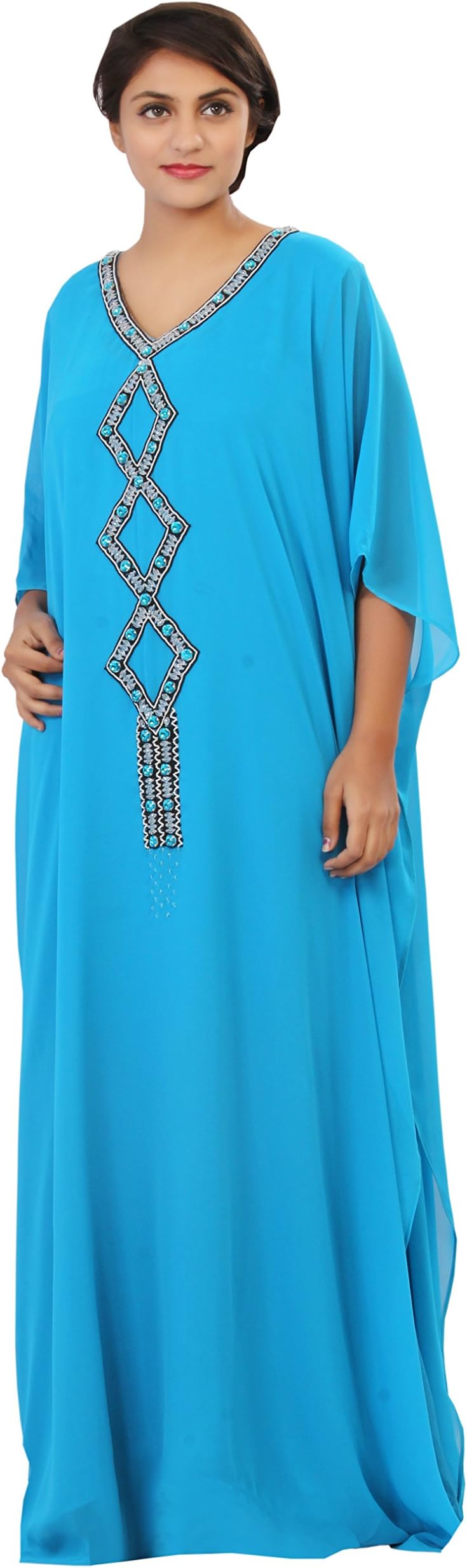 Dubai Very Fancy Kaftan Luxury Crystal Beaded Caftan Abaya Wedding Dress