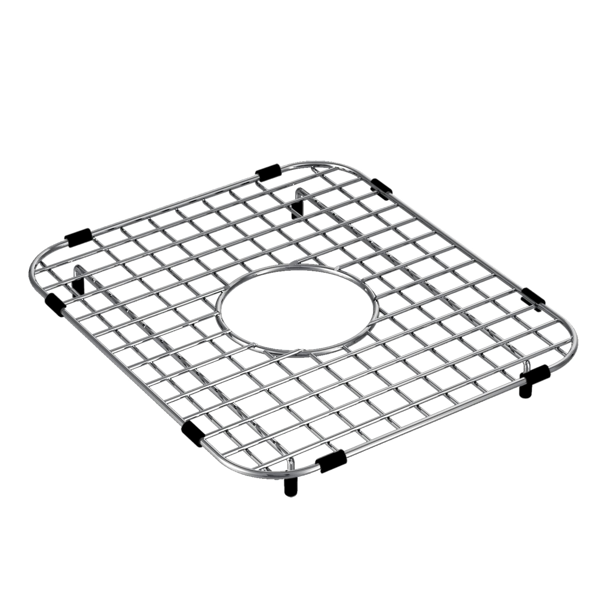Photo 1 of Moen GA726 12" X 14" Stainless Steel Bottom Sink Grid with Center Drain, Fits 14"x16" Sinks, Stainless Steel