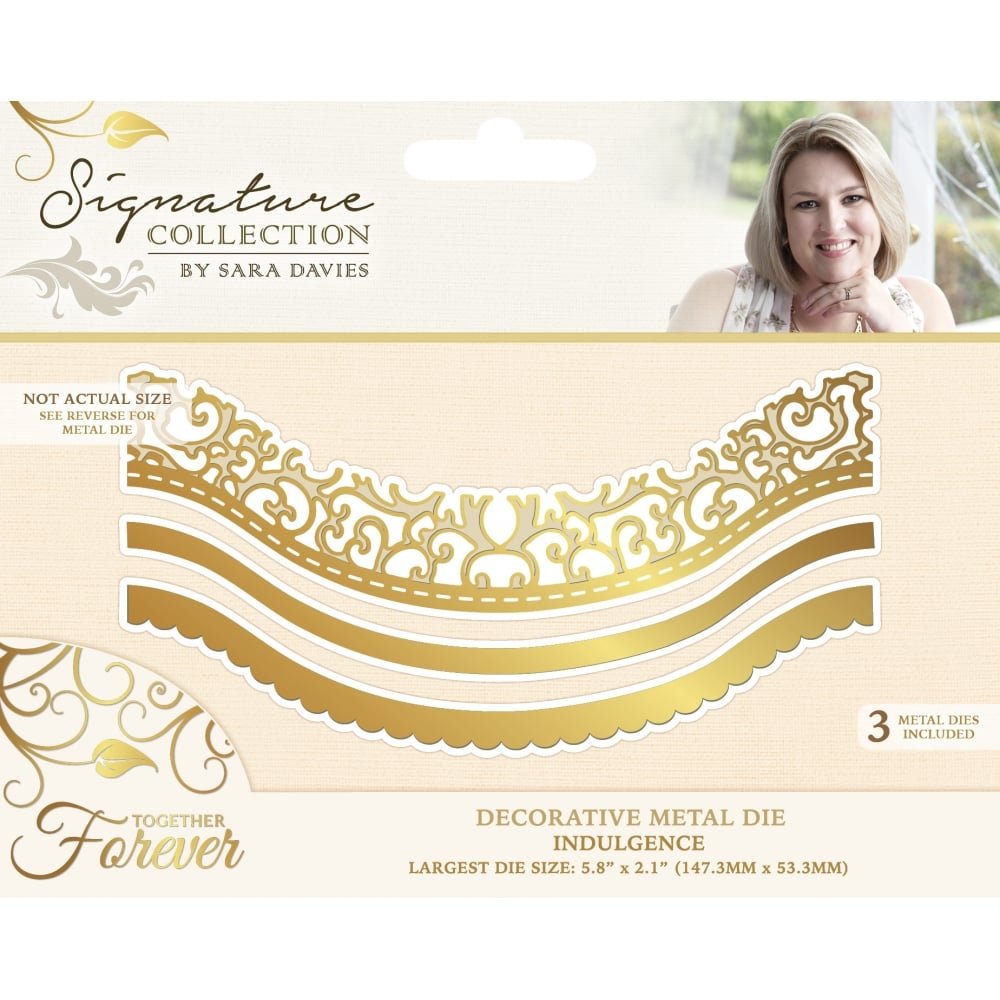 Sara Signature Together Forever-Metal Die-Indulgence, 0, Gold, 13.8 x 17 x 0.2 cm