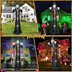 10 FT Halloween Inflatable Grim Reaper Decoration