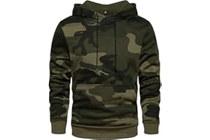 LBL Leading the Better Life Men's Solid Pullover Hoodies Sports Soft Blend Fleece Hooded Sweatshirts with Kangaroo Pocket