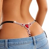 RIOFDSK Sexy Underwear for Women Elegant Rhinestone Panties Adjustable Waist Straps Crystal Thongs hilos sexys para mujer hot