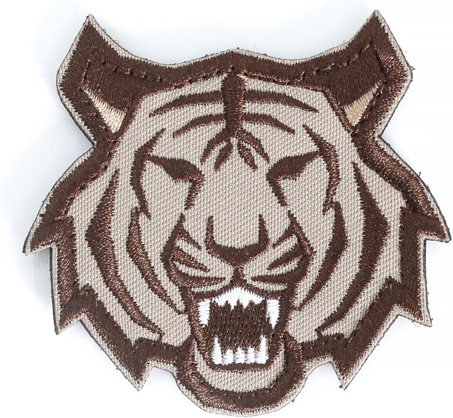 Tactical Military Morale Patch - Voted Best Quality Patches Perfect for Hats, Jackets, Backpacks, and More (Brown Tiger)