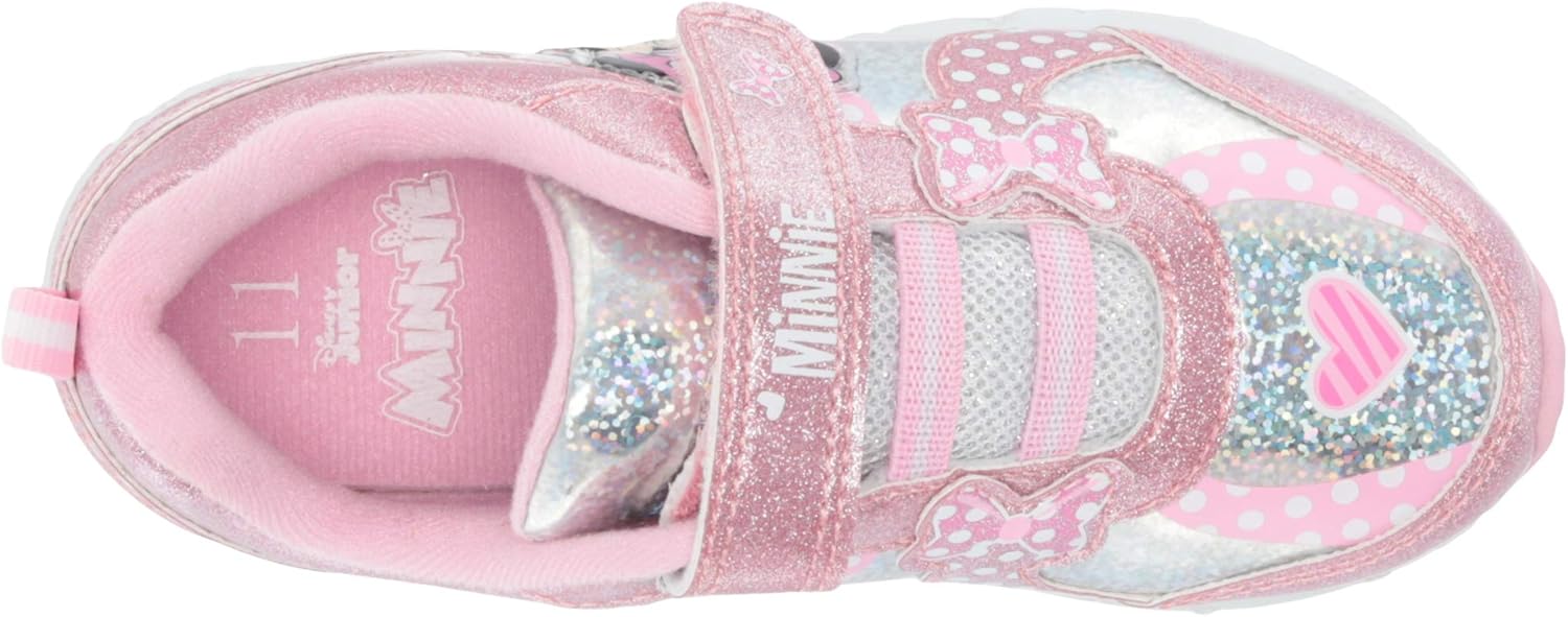  | Josmo Kids Girl's Minnie Lighted Sneaker (Toddler/Little Kid) | Shoes