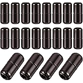 Bremorou 20Pcs Elastic Shoe Laces For Adults, Shoe Lace Tie Locks, Shoelace For Sneakers Adults, Shoelace Locks Buckle, Aluminum Elastic No Tie Shoes Turnbuckle, Easy Install Metal Buckle