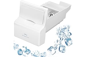 LUCKMAN Upgraded 241860803 Refrigerator Ice Bucket Assembly Compatible with Frigidaire Ice Maker Replacement Ice Bin Container Parts AP4300918 LFSS2612TF0 LFSS2612TE0 FFSS2615TS0 FFHS2611PFEA Ice Maker