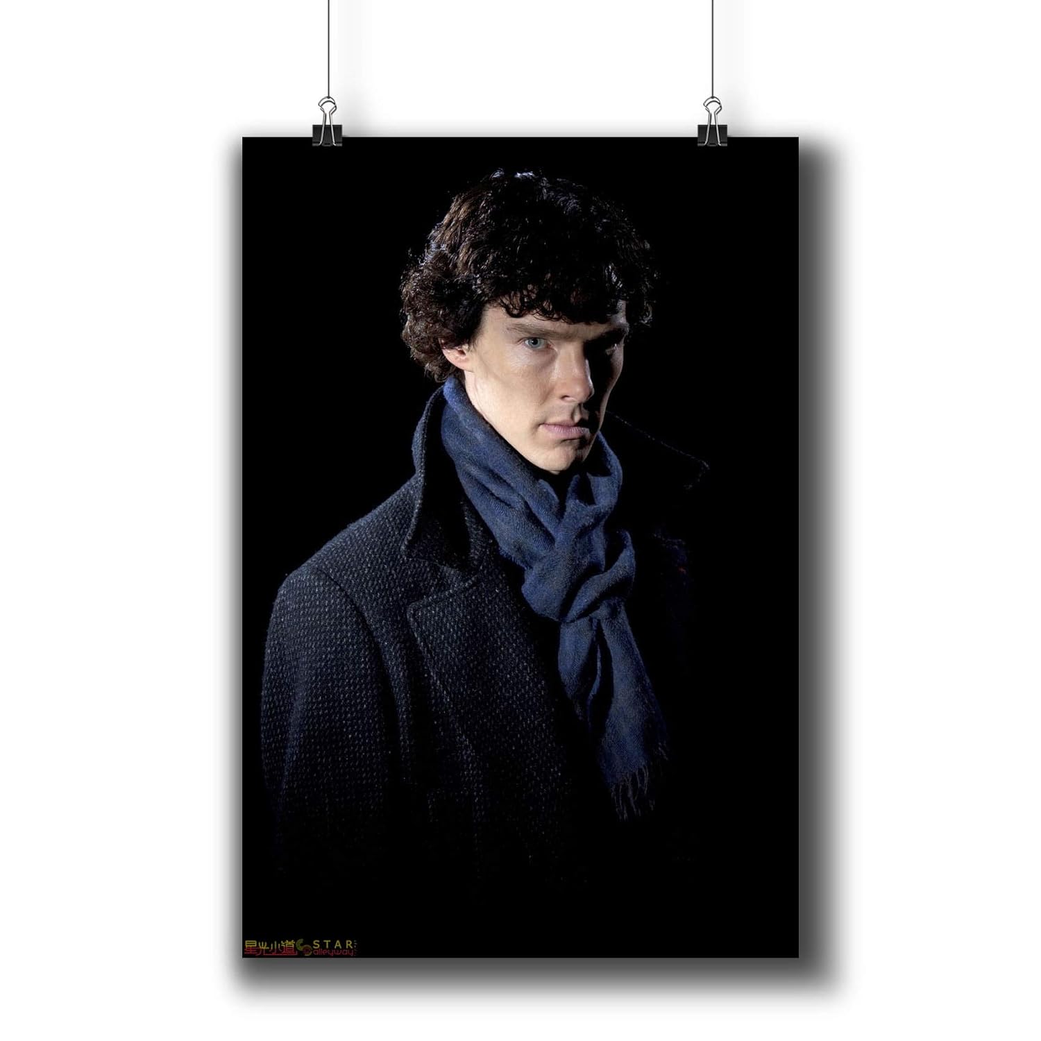 Sherlock TV Series Poster Small Prints 010-007 Sherlock Holmes Benedict Cumberbatch,Wall Art Decor for Dorm Bedroom Living Room (A3|11x17inch|29x42cm)