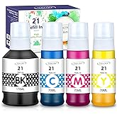 GI-21 G3270 G3260 Ink Bottles Compatible for Canon GI21 Ink Refill Bottles | GI21 Ink Refill Bottles Set Compatible for Canon MegaTank G3270 G3260 G3290 G3272 G4280 G4270 G2270 G2260 G1220 G1230 Printer