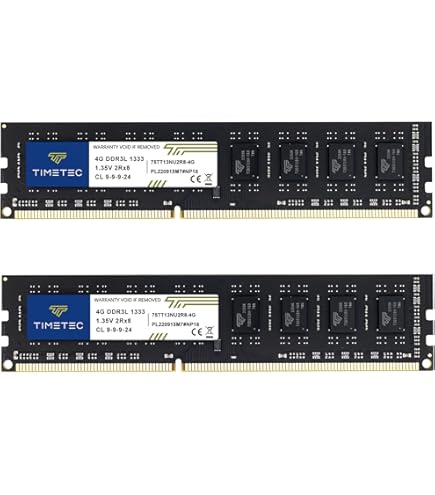 Kingston ValueRAM 4 GB Kit (2x2 GB Modules) 1333MHz PC3-1066 DDR3