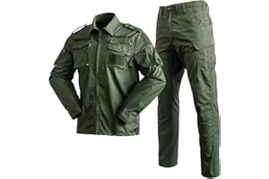 YKS JOOB Men's Tactical Jacket and Pants Military Uniforms Suits Ripstop Army Hunting Paintball Airsoft Gear