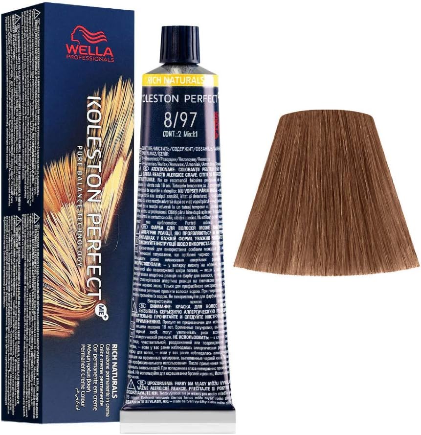 Wella Hair Colour/Permanent Colour, 60 ml, Color 8/97