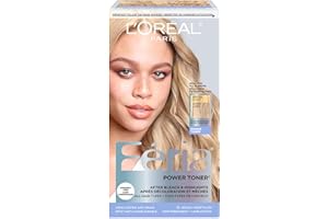 L'Oréal Paris Feria Long-Lasting Anti Brass Power Hair Toner, Champagne Blonde, Ammonia Free Demi Permanent Hair Color, 1 EA(