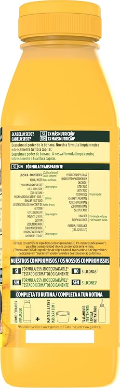 Garnier fructis shampoo cabelos secos, 350ml