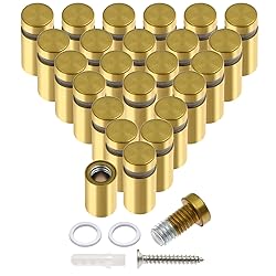 Luomorgo 24 Pcs 1/2" x 1" Stainless Steel Standoff