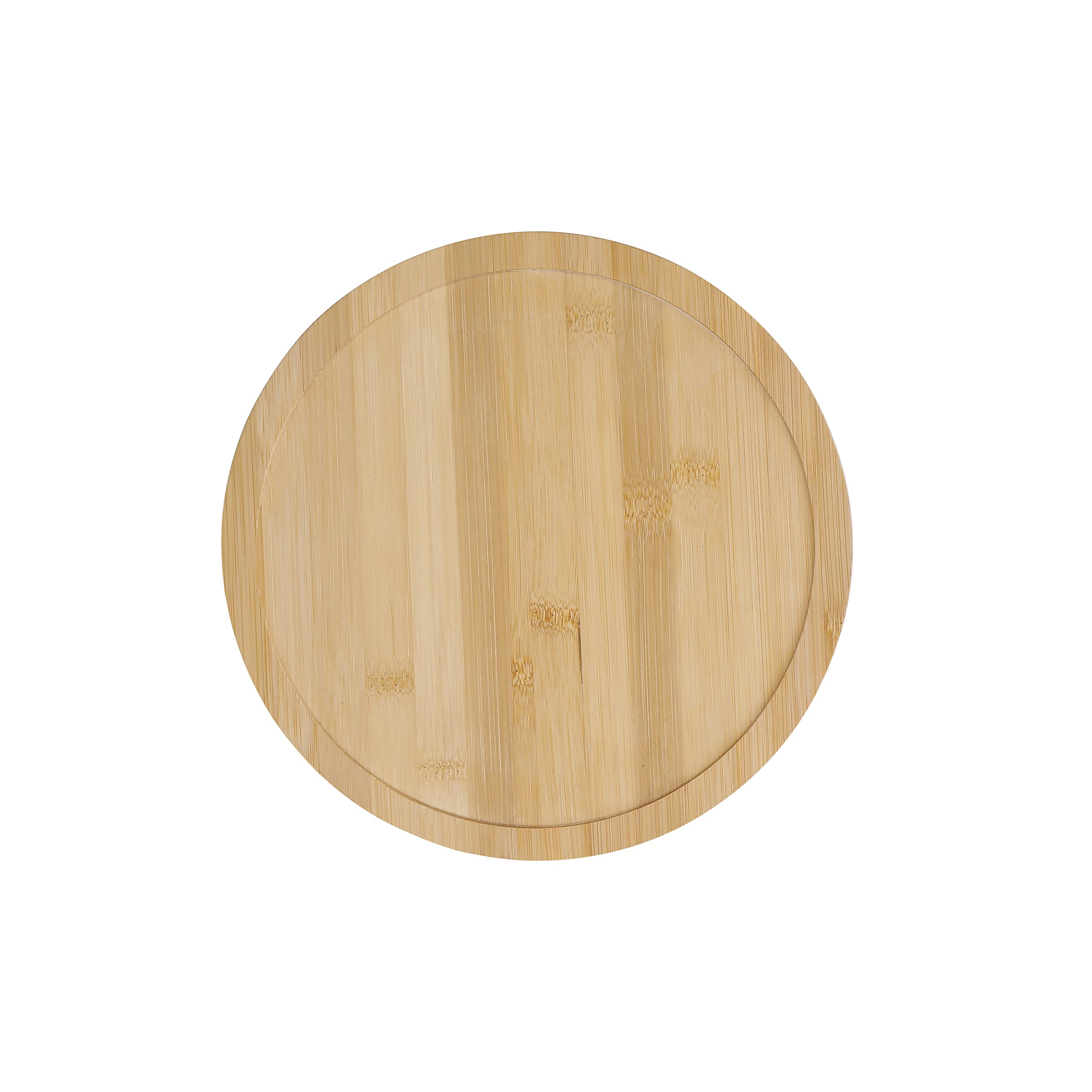 Copco Basics Wooden Bamboo Lazy Susan Turntable – 25.5 cm Rotating Serving Plate for Kitchen, Dining, and Storage Organizer