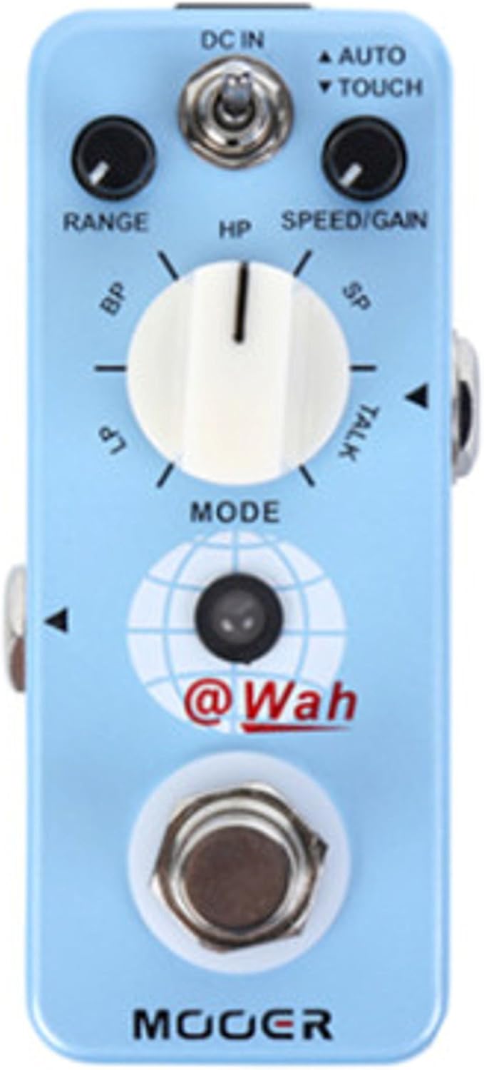 Mooer @Wah Digital Auto Wah Pedal for Guitar, Blue