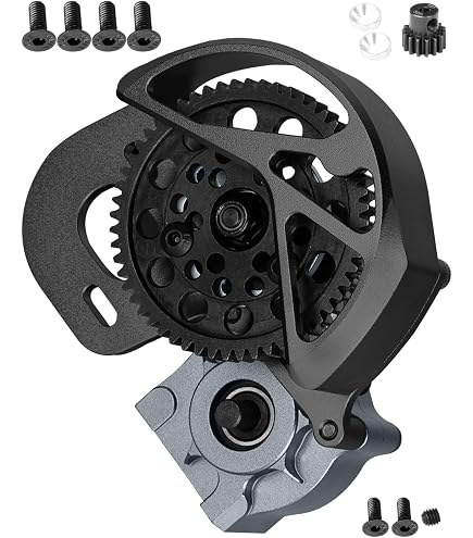 RCAWD Alum SCX10 Transmission Metal Gearbox Combo For 1/10