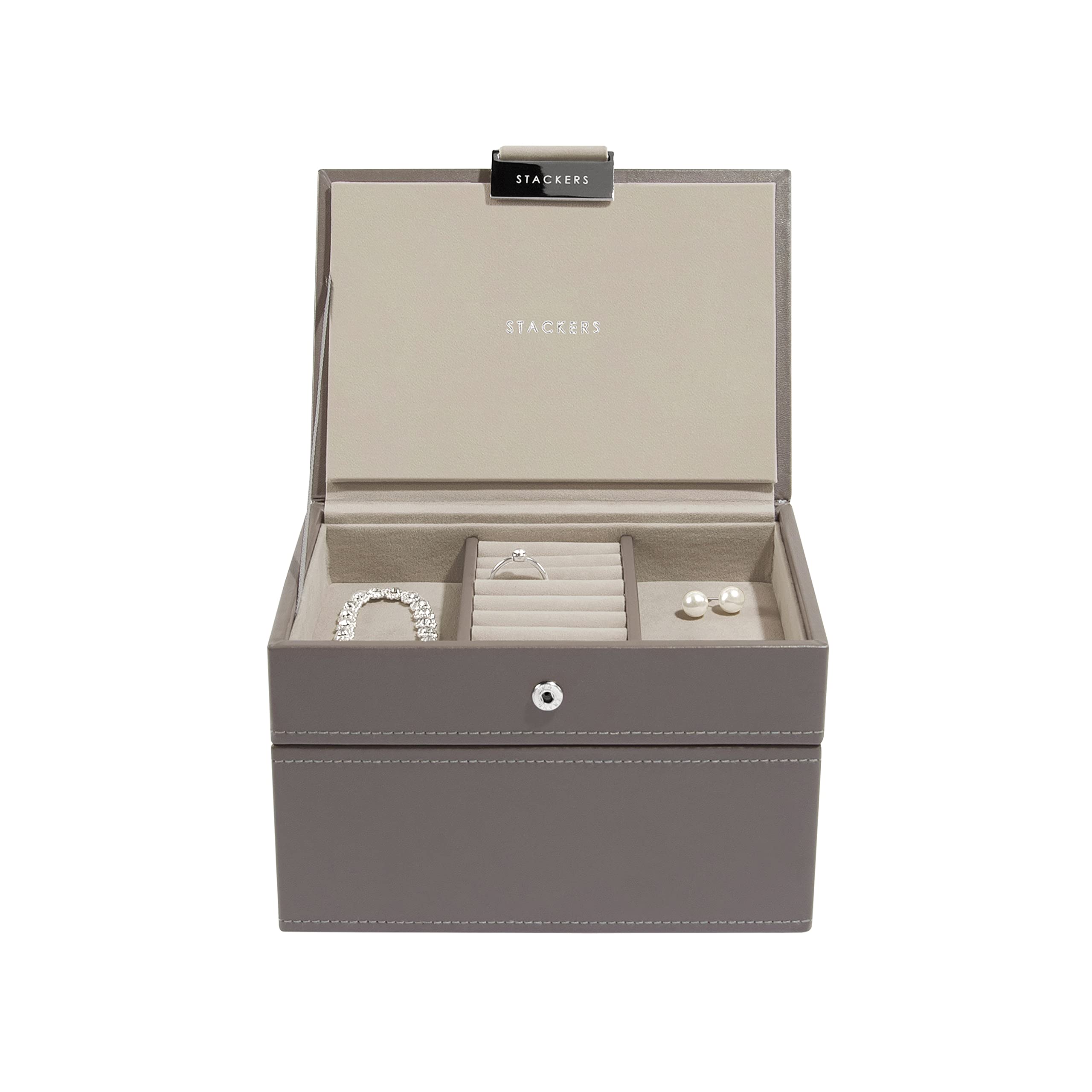 Stackers Mink Mini Jewellery Box - Set of 2