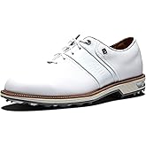 FootJoy Men's Premiere Series-Packard Previous Season Style Golf Shoe, White/Black, 10.5