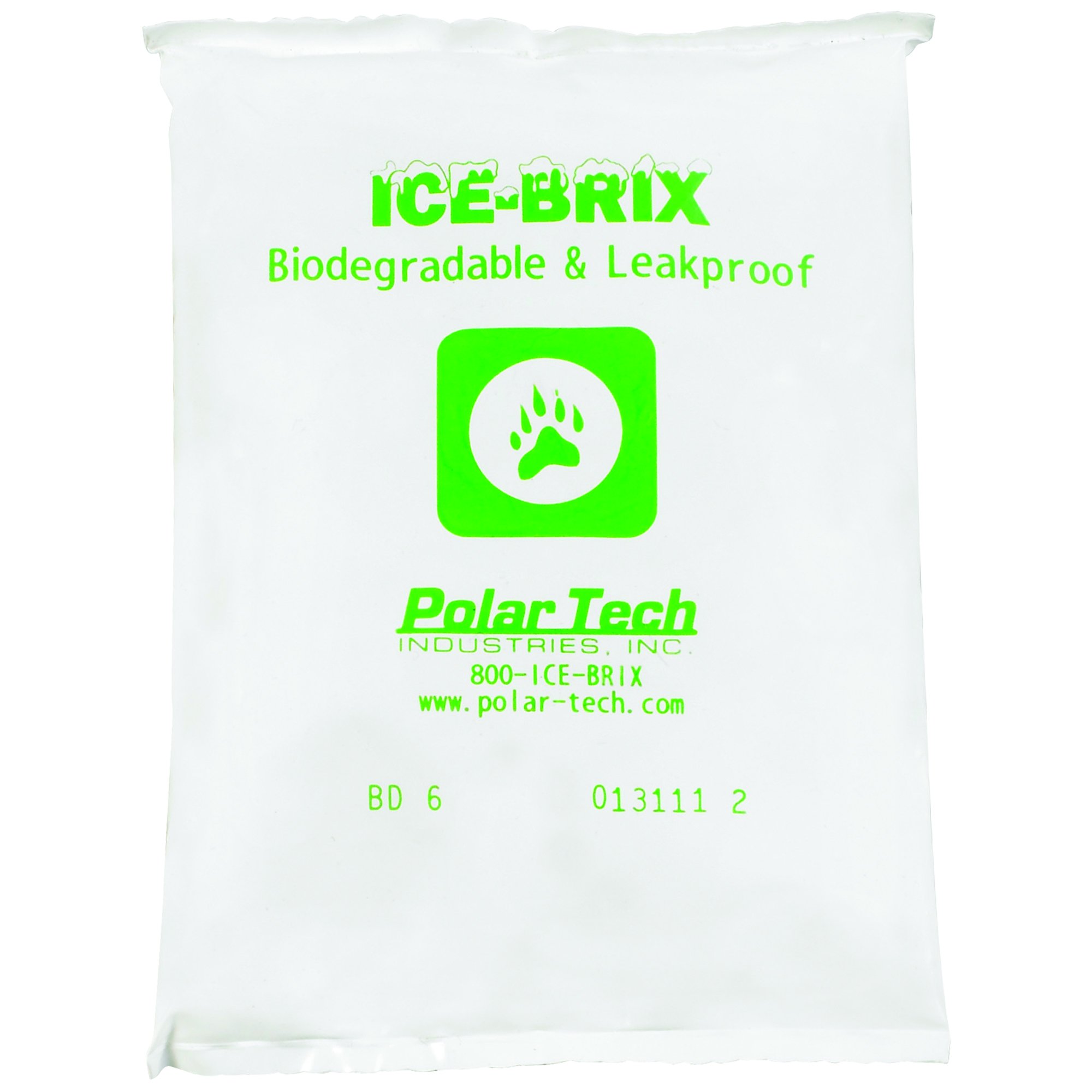 Partners BrandPIBB6 Ice-Brix Packs, 6 oz., 5 1/2" x 4" x 3/4", White (Pack of 96)