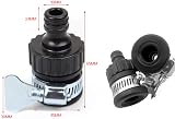 ZhiheHui 2 Pcs 16 mm Universal Tap Connector Adapter Mixer Hose Fitting view 4