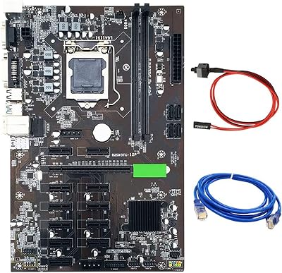 Zunedhys B250C BTC Mining Motherboard LGA1151 12X GPU USB3.0 DDR4 RAM