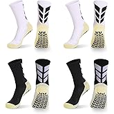 MENDENG Grip Socks Soccer Men Youth Non Slip Grippy Socks for Men Non Skid Football Hospital Anti Slip Athletic Socks