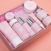 Mother's Day Gifts for Mom Skin Care Routine Kit for Women, Rose Essential Oil+Retinol+ Vitamin E, 10-Piece Complete Skin Care Set, Korean Skin Care Set, Birthday Gifts for Women