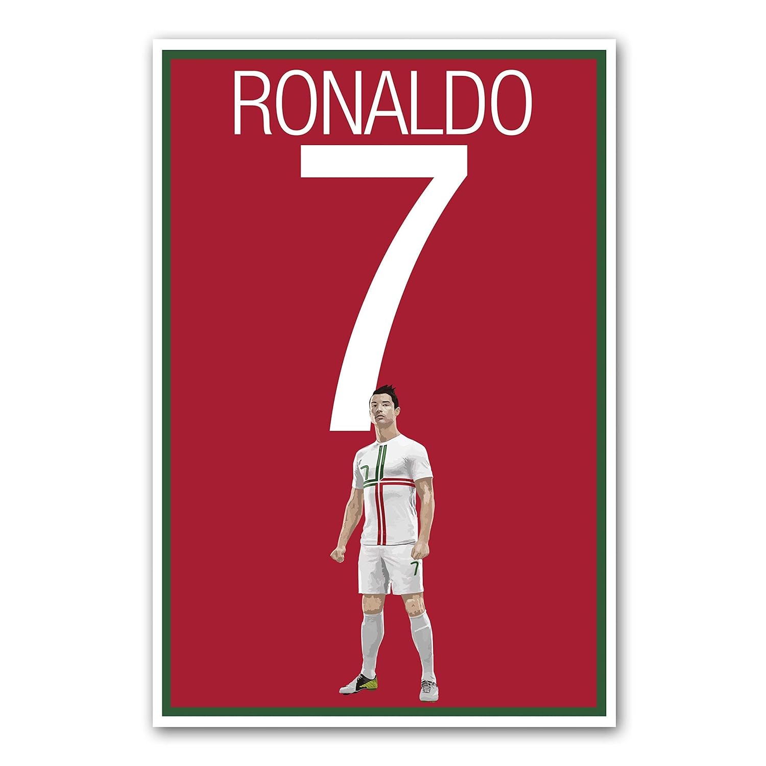 Cristiano Ronaldo Poster Portugal Art Handmade