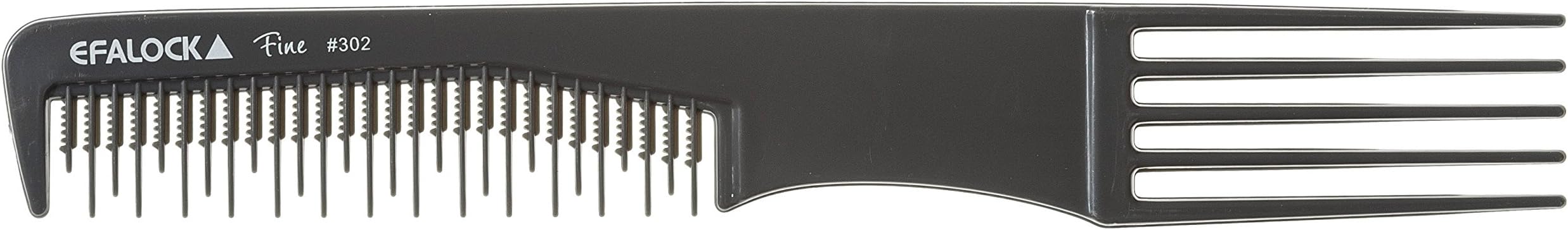 Efalock 12275 Fine Comb for Backcombing, Pack of 2
