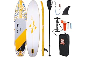 Outraveler Inflatable Stand Up Paddle Board with SUP Accessories, Non-Slip SUP for Adults&Youth