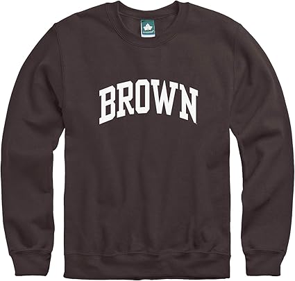 brown college sweatshirt