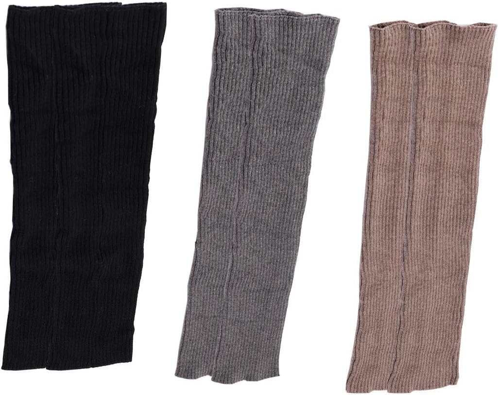 Lucky staryuan Women Set of 3 Wool Knit Leg Warmer Boot Warmer