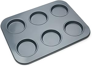 Fox Run 4474 Large Muffin Top Pan, 14 x 10.5 x 0.5 inches, Metallic