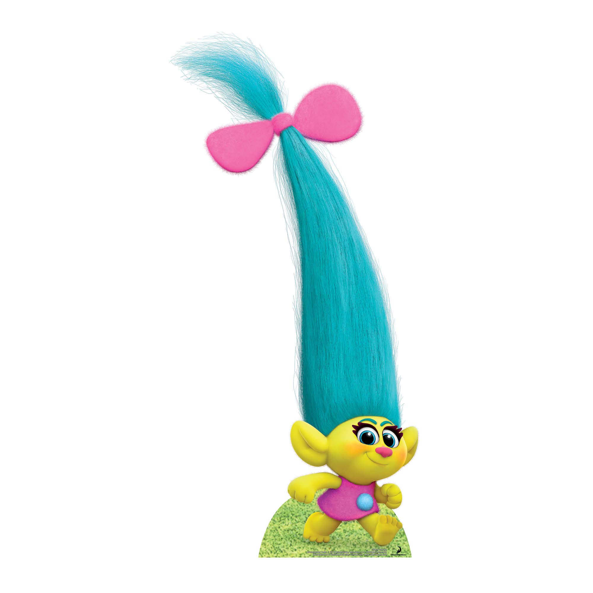 STAR CUTOUTS STARL CUT OUTS Smidge Teeny Tiny Troll, Multi-Colour,90 x 43 x 90 cm