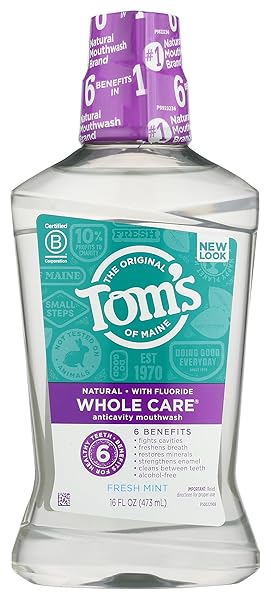 TOM’S OF MAINE, WHOLE CARE NATURAL MOUTHWASH –...