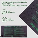 DERNORD Greenhouse Plant Heat Pad 18W Heated Germination Mat view 4