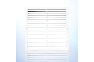 LAMINAIRE Advanced Aluminum Return Grille - 20x20 Inch Ceiling or Wall Vent Cover - Rustproof- Fixed Blades- No Louver, No Filter, Without Damper.[Front Grille Size: 21.6" x 21.6"][Duct Hole Size: 20" x 20"]