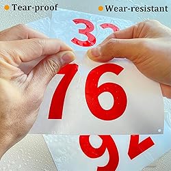 UISKOOPW Tyvek Race Bibs Running Numbers Bibs with