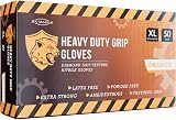 JFA Medical Disposable Heavy Duty Nitrile Gloves Orange Diamond Grip XL Box 50 view 9