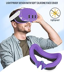 Silicone Cover Set Compatible with Meta/Oculus