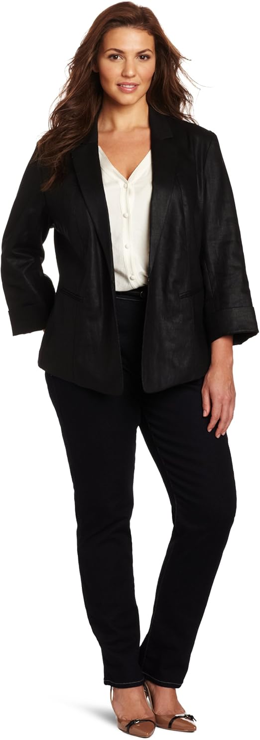 Anne Klein Women's PlusSize Open Front Jacket at Amazon Women’s