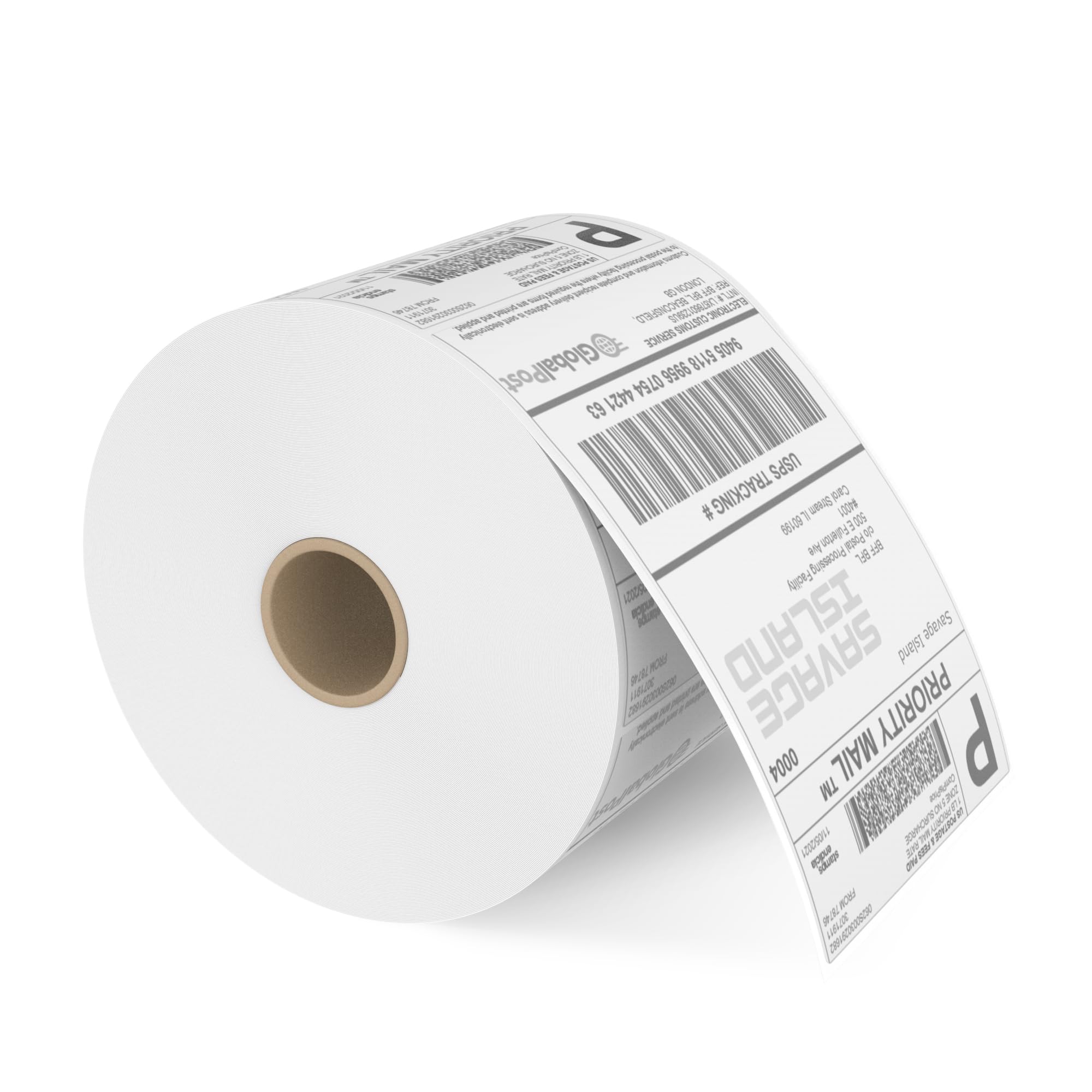 Premium White 6x4 100x150mm Direct Thermal Shipping Labels (1 Roll - 500 Labels)