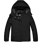 Skieer Girls' Waterproof Ski Jacket Warm Windproof Snow Winter Coat