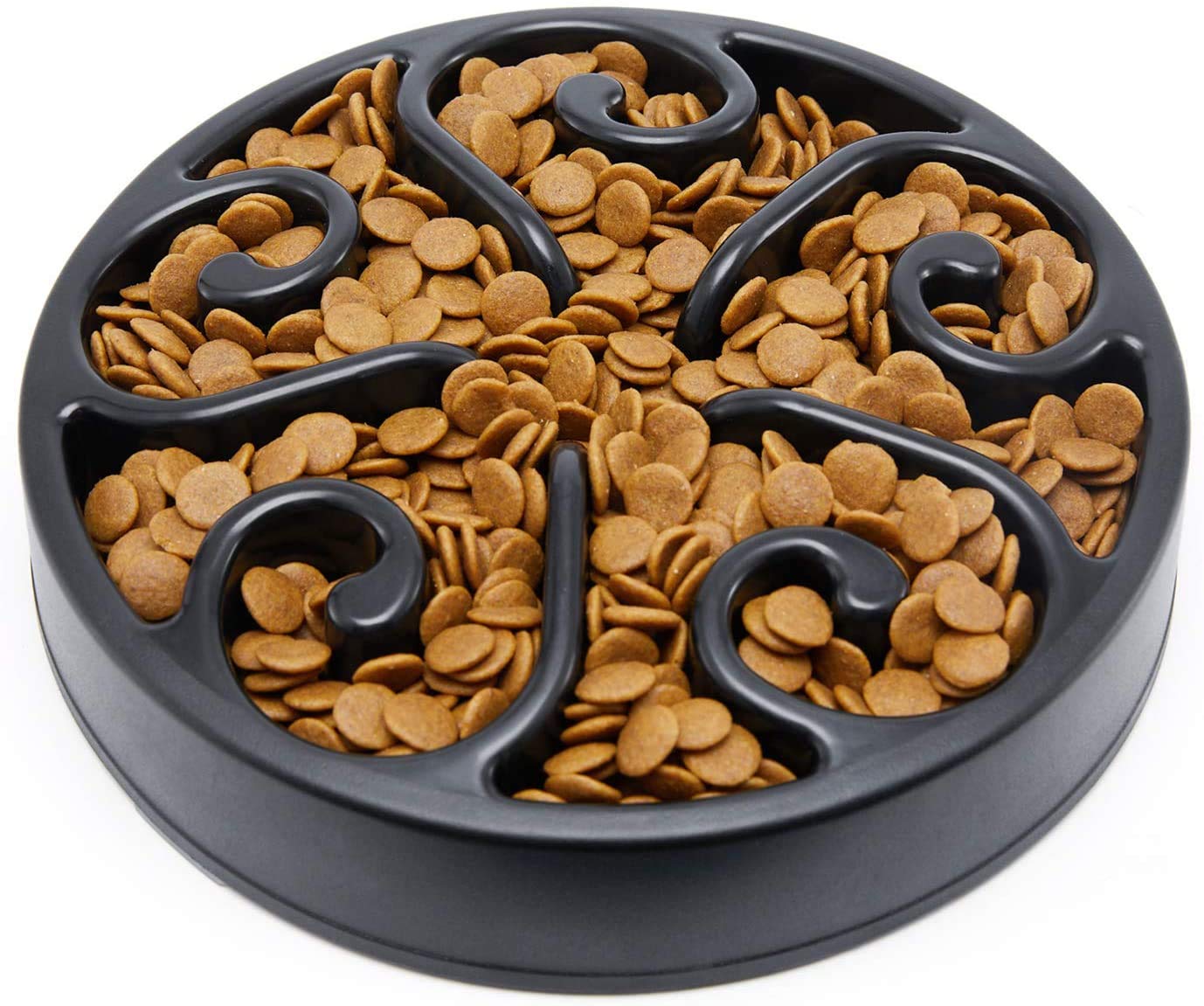 Voarge Dog Bowl Interactive Dog Bowl Slow Feeding Bowl for Large Dogs Non-Slip Dog Bowl Slow Feeding Interactive Slow Feeder Feeding