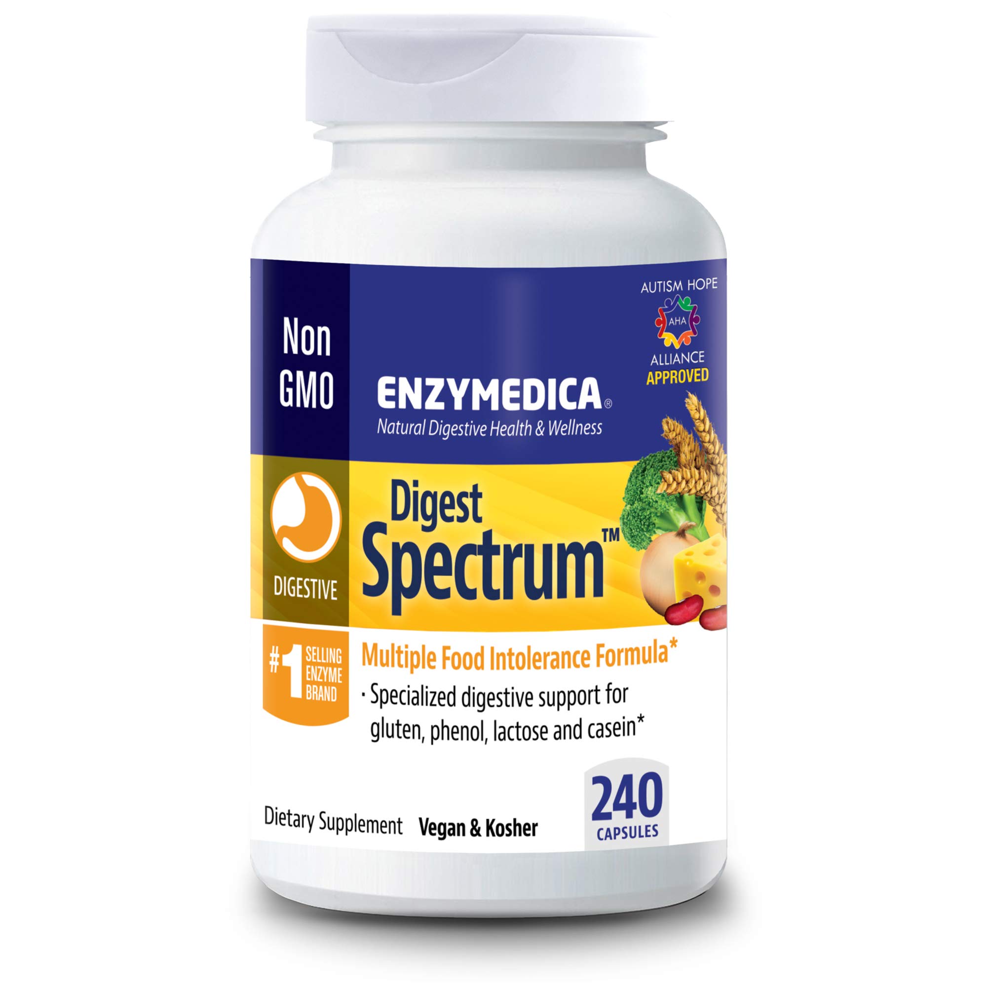 Buy ENZYMEDICA Digest Spectrum (240 s) Food Intolerance Digestive
